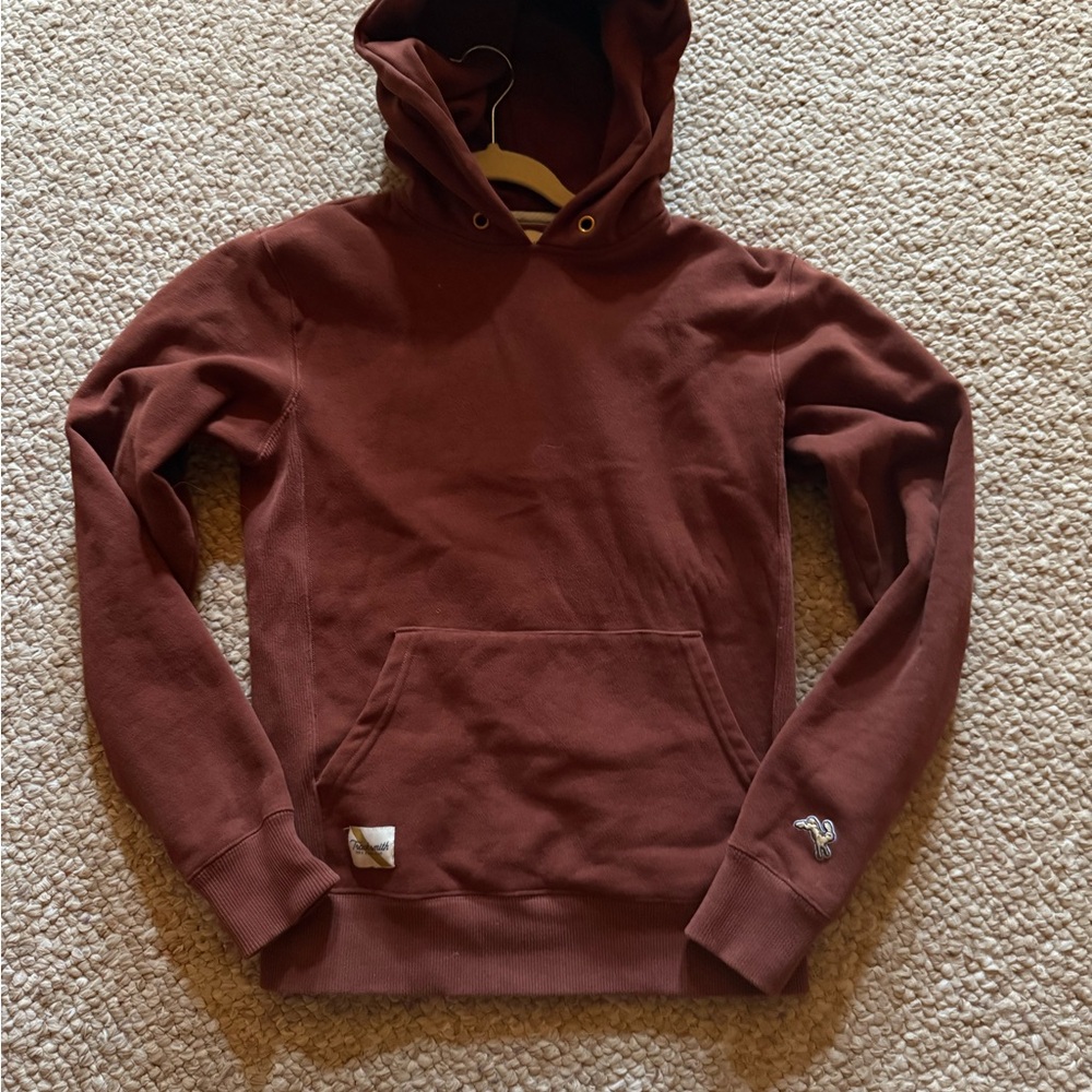 Tracksmith Maroon Hoodie